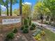 Stately entrance to The Northshore Golf Club featuring lush landscaping and stone signage at 2120 Blackheath Trce, Alpharetta, GA 30005
