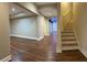 Finished basement offers ample space, wood-look flooring, and potential for customization at 2818 Willowstone Dr, Duluth, GA 30096