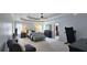 Spacious main bedroom with tray ceiling, sitting area, walk-in closet, and en-suite bathroom at 2227 Austin Lake Se Dr, Smyrna, GA 30082