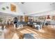 Spacious open floor plan living room that connects to the kitchen and dining area at 3920 Maybreeze Rd, Marietta, GA 30066