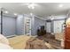 Spacious main bedroom featuring hardwood floors, fresh paint, and natural light at 3048 Cottonwood Se Dr, Atlanta, GA 30316