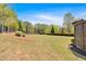 Spacious backyard with a manicured lawn, complemented by a privacy fence and mature trees at 541 Lombard St, Marietta, GA 30064