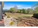 Expansive backyard featuring a lush lawn and mature trees, providing a private and serene outdoor space at 541 Lombard St, Marietta, GA 30064