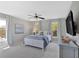 Relaxing bedroom with soft blue accents, natural light, and stylish decor for a serene retreat at 541 Lombard St, Marietta, GA 30064