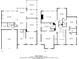 Detailed floor plan showcasing layout of first and second floor, including room dimensions at 541 Lombard St, Marietta, GA 30064