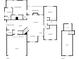 Detailed floor plan of the first and second floor of the home with dimensions and room names at 5071 Woodmont Dr, Villa Rica, GA 30180