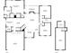 Detailed floor plan of the home with dimensions showing layout of rooms, closets, and more at 5071 Woodmont Dr, Villa Rica, GA 30180