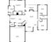 Detailed floor plan of the home showing layout and dimensions of rooms, closets, and more at 5071 Woodmont Dr, Villa Rica, GA 30180