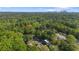 Aerial view of lush green neighborhood with the city skyline in the background on a sunny day at 1346 Wichita Sw Dr, Atlanta, GA 30311