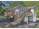 Backyard featuring a wooden deck with stairs at 1346 Wichita Sw Dr, Atlanta, GA 30311
