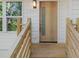 Stylish front door of home with modern exterior lighting at 1346 Wichita Sw Dr, Atlanta, GA 30311
