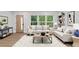 Bright living room with white walls and lots of natural light at 1346 Wichita Sw Dr, Atlanta, GA 30311