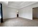 Bright and airy bedroom with neutral walls and floors, ready for personalization at 5885 San Gabriel Ln, Atlanta, GA 30349
