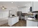 Open concept kitchen and living room area at 5885 San Gabriel Ln, Atlanta, GA 30349