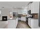 Open concept kitchen with stainless steel appliances at 5885 San Gabriel Ln, Atlanta, GA 30349