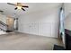 Bright living room area with fireplace and wainscotting at 5885 San Gabriel Ln, Atlanta, GA 30349