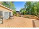 Spacious wooden deck perfect for outdoor entertaining and summer barbecues at 7389 Tidewater Trce, Stone Mountain, GA 30087