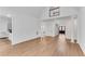 Bright living room featuring wood floors and an open layout at 4065 Tritt Homestead Dr, Marietta, GA 30062