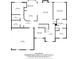 Detailed floor plan showcases the layout of the home with labeled rooms and dimensions at 204 Overland Trl, Mcdonough, GA 30252