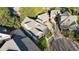 Stunning aerial view highlighting the home's layout and manicured landscaping at 216 Haralson Ne Ln, Atlanta, GA 30307
