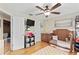 Bright bedroom with hardwood floors, and a crib at 5566 River Heights Se Xing, Marietta, GA 30067