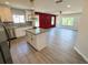 Modern kitchen with granite counters, stainless steel appliances, and center island for extra prep space at 1331 E Atlanta E Rd, Stockbridge, GA 30281