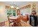 Cozy breakfast nook featuring table, chairs, hutch and wine cooler at 614 Springharbor Dr, Woodstock, GA 30188