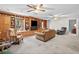 Living room featuring built-in shelves, and comfortable seating with lots of natural light at 614 Springharbor Dr, Woodstock, GA 30188