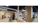 Community gym with weight machines and free weights available for residents at 400 17Th St # 1114, Atlanta, GA 30318