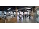 Bright community gym with cardio equipment and free weights available for residents at 400 17Th St # 1114, Atlanta, GA 30318