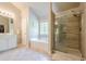 Primary bathroom featuring a stand up shower and jetted tub at 1010 Forest Creek Dr, Canton, GA 30115