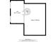 Floor plan with dimensions of the loft and open area of the house at 5276 Weatherwood Trce, Marietta, GA 30068