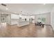 Spacious kitchen with island seating, modern lighting, and an open layout perfect for entertaining at 6340 Arlington Cir, Cumming, GA 30041