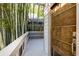 Beautiful modern front door and bamboo landscaping at 738 Saint Charles Ne Ave, Atlanta, GA 30306