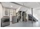 Garage with gray floor and washer and dryer hookups at 738 Saint Charles Ne Ave, Atlanta, GA 30306