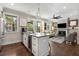 Spacious open floor plan combining the kitchen and living area for seamless living and entertaining at 738 Saint Charles Ne Ave, Atlanta, GA 30306