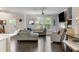 Open concept living space with modern furnishings and bright natural light at 2136 Oak Knob Dr, Decatur, GA 30032