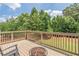 Inviting deck area with wood railings, offering a relaxing outdoor space at 2675 Sugar Mill Dr, Atlanta, GA 30316