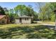 View of backyard and exterior of house at 4076 Blanton Sw Ave, Atlanta, GA 30331
