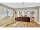 Spacious living room with hardwood floors and an open layout at 4076 Blanton Sw Ave, Atlanta, GA 30331