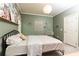 Charming bedroom with unique wallpaper, decorative elements, and comfortable bedding at 415 Morgan Falls Chase, Canton, GA 30114
