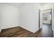 Cozy bedroom with wood flooring and neutral walls for versatile decor options at 100 Dahlia Nw Ave, Atlanta, GA 30314