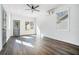 Bright living area featuring modern features, hardwood floors, and an open layout at 100 Dahlia Nw Ave, Atlanta, GA 30314