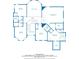 Detailed second floor plan featuring primary bedroom with two walk-in closets and three additional bedrooms at 455 Cooper Woods Se Ct, Smyrna, GA 30082