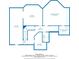 Detailed basement floor plan featuring a theater, recreation room, and storage at 455 Cooper Woods Se Ct, Smyrna, GA 30082