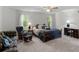 Spacious bedroom with carpeting, ceiling fan and natural light at 3500 Lost Valley Dr, Jonesboro, GA 30236