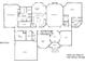 Layout of the home's main floor featuring a large great room, kitchen, dining room and primary suite at 3500 Lost Valley Dr, Jonesboro, GA 30236