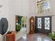 Welcoming foyer with high ceilings and marble floors leading to an office at 3500 Lost Valley Dr, Jonesboro, GA 30236