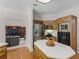 Modern kitchen with stainless steel appliances, island and hardwood floors at 3500 Lost Valley Dr, Jonesboro, GA 30236