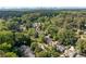 Aerial view of lush neighborhood with mature trees and well maintained homes at 1216 Beech Valley Ne Rd, Atlanta, GA 30306
